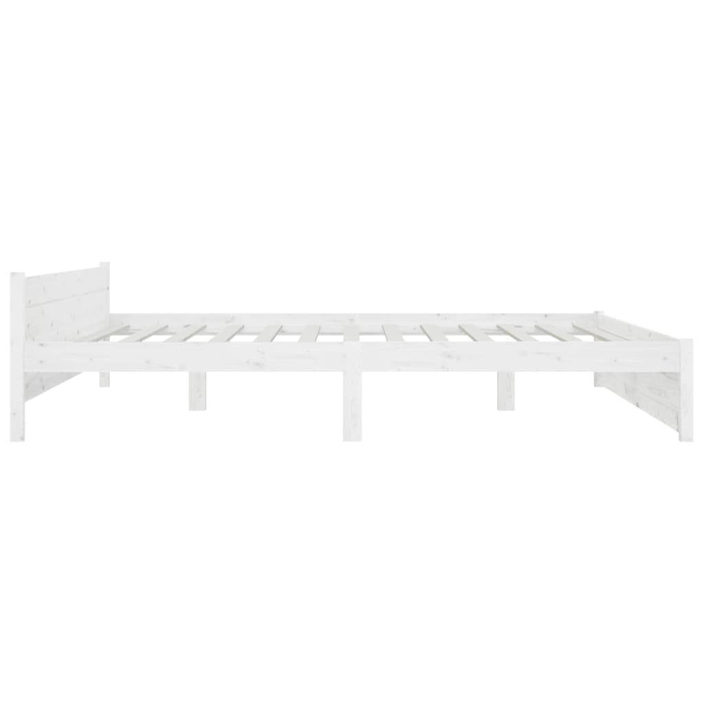 Cadre de lit sans matelas avec tiroirs blanc - XIOS