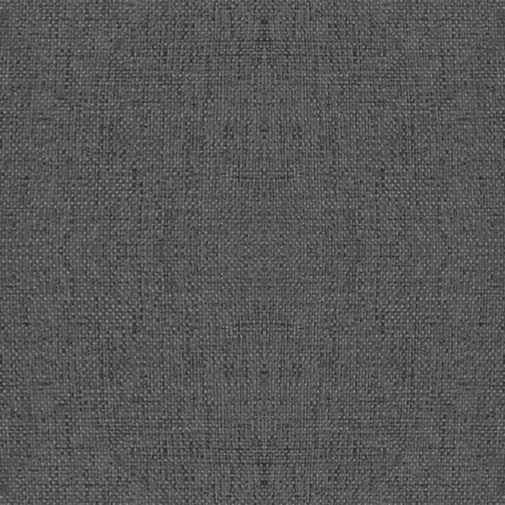 Chaises pivotantes à manger lot de 2 Gris foncé Tissu - XIOS