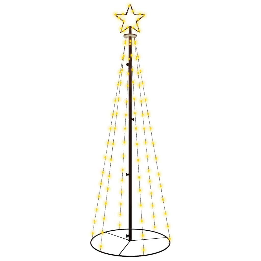 Arbre de Noël cône Blanc chaud 108 LED 70x180 cm - XIOS