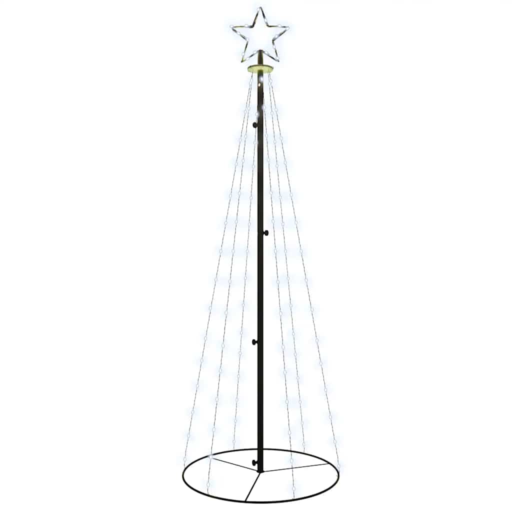 Arbre de Noël cône 108 LED Blanc froid 70x180 cm - XIOS