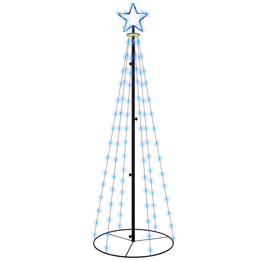 Arbre de Noël cône 108 LED Bleues 70x180 cm - XIOS