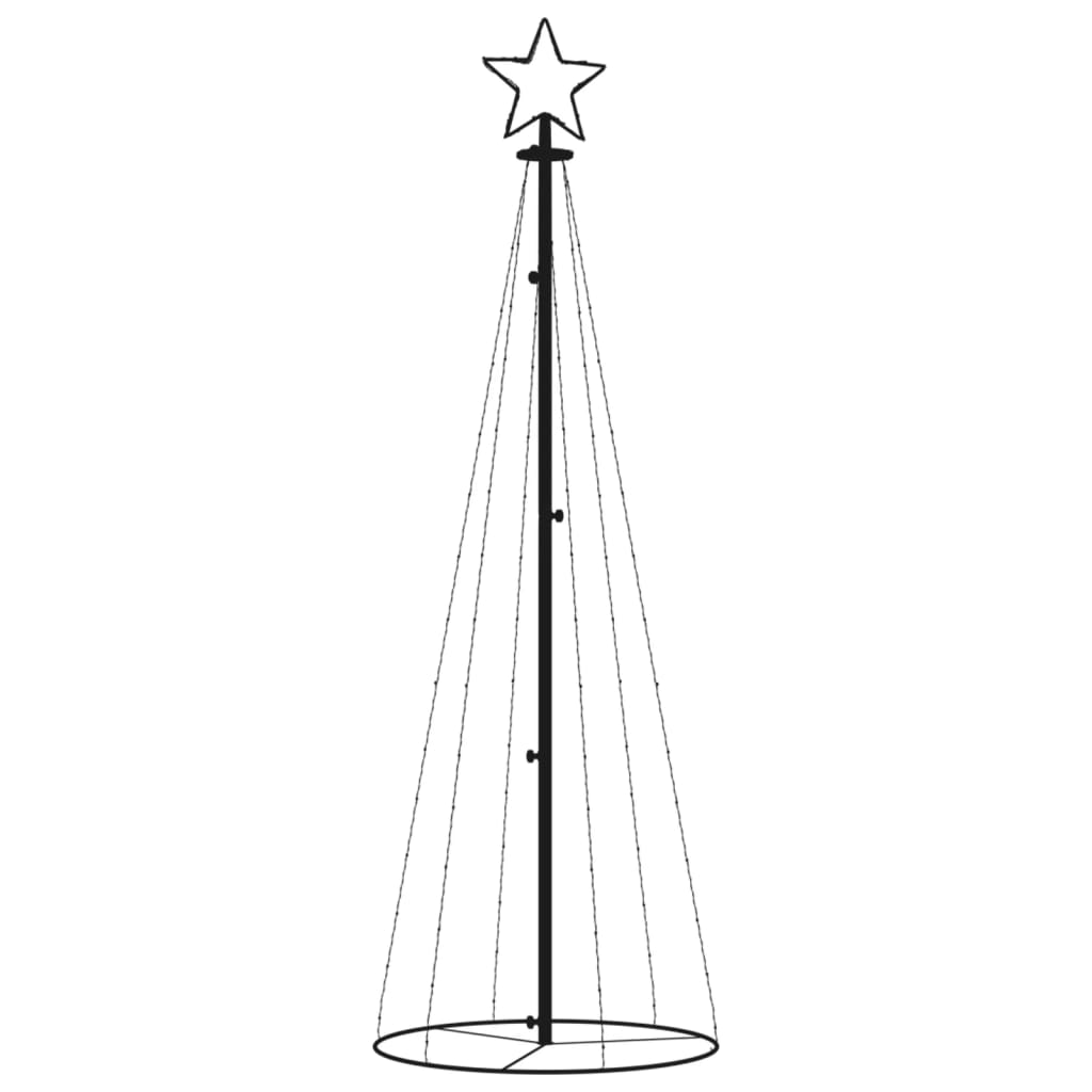 Arbre de Noël cône 108 LED Bleues 70x180 cm - XIOS