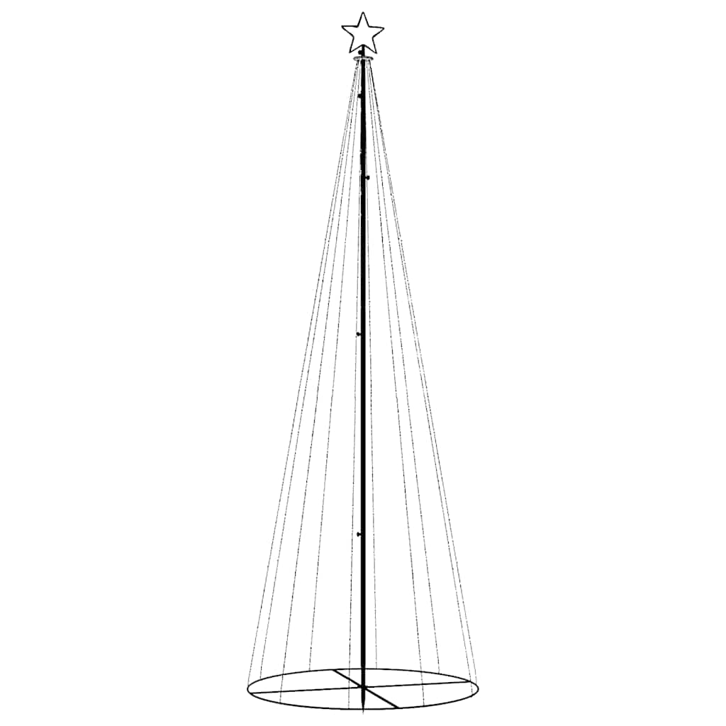 Arbre de Noël cône 310 LED Bleues 100x300 cm - XIOS