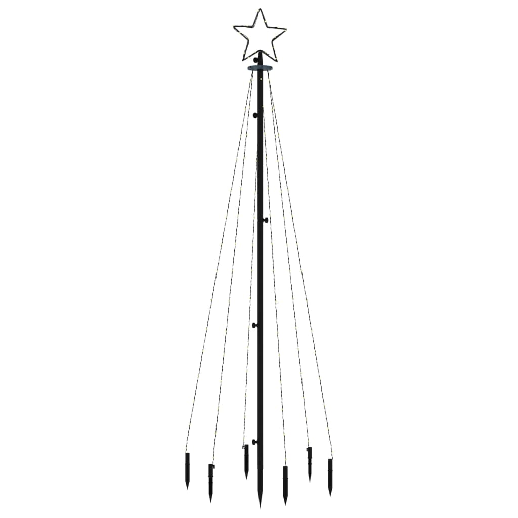 Sapin de Noël avec piquet Blanc chaud 108 LED 180 cm - XIOS