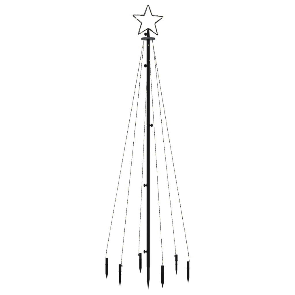 Sapin de Noël avec piquet Bleu 108 LED 180 cm - XIOS