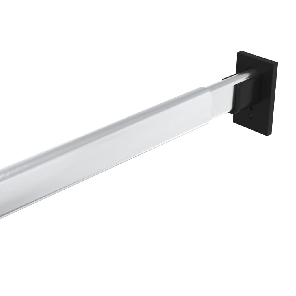 Rails de garde-robe télescopiques 2 pcs Argenté 58-100 cm - XIOS