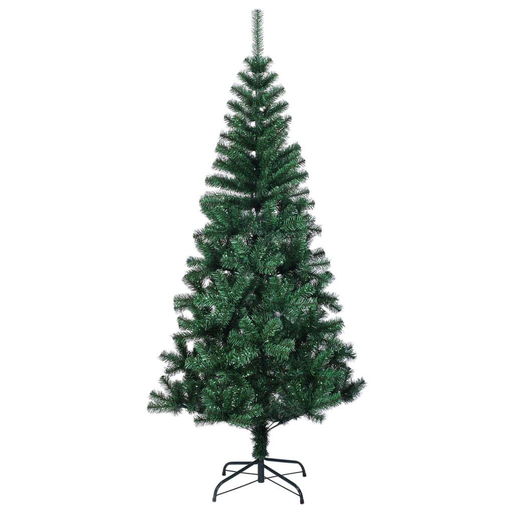 Sapin de Noël artificiel pointes iridescentes Vert 120 cm PVC - XIOS