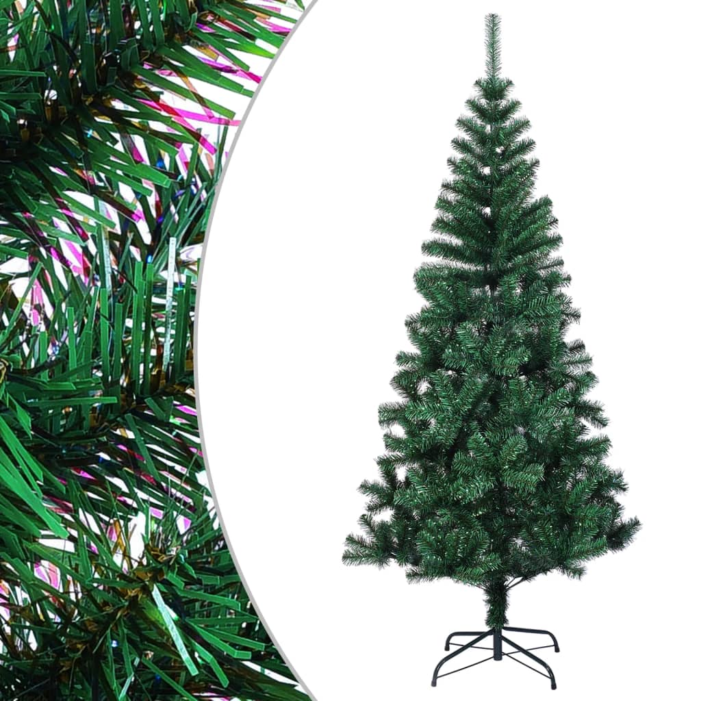Sapin de Noël artificiel pointes iridescentes Vert 150 cm PVC - XIOS