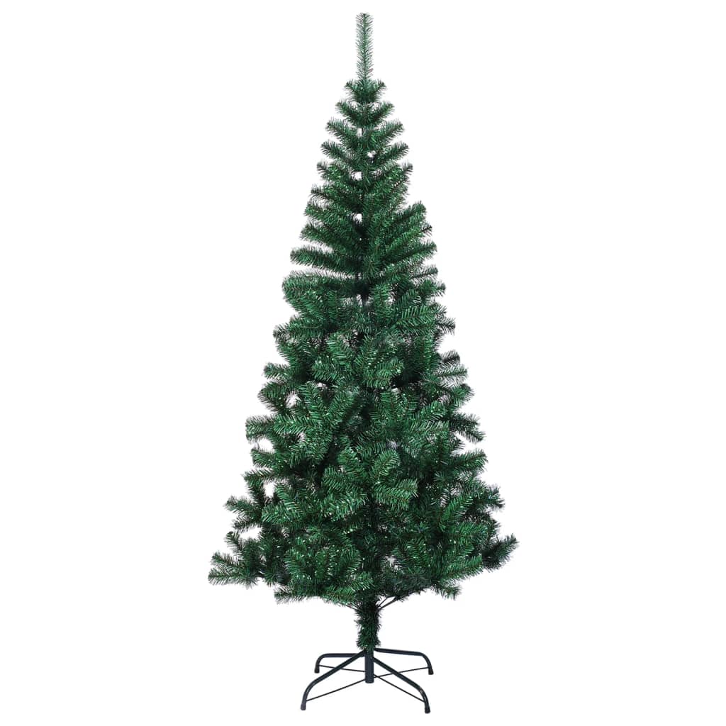 Sapin de Noël artificiel pointes iridescentes Vert 210 cm PVC - XIOS