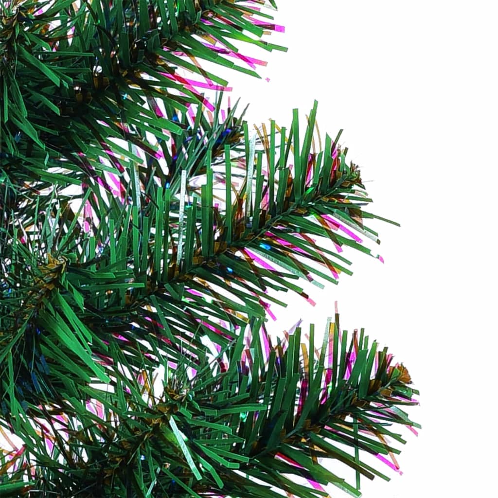 Sapin de Noël artificiel pointes iridescentes Vert 240 cm PVC - XIOS