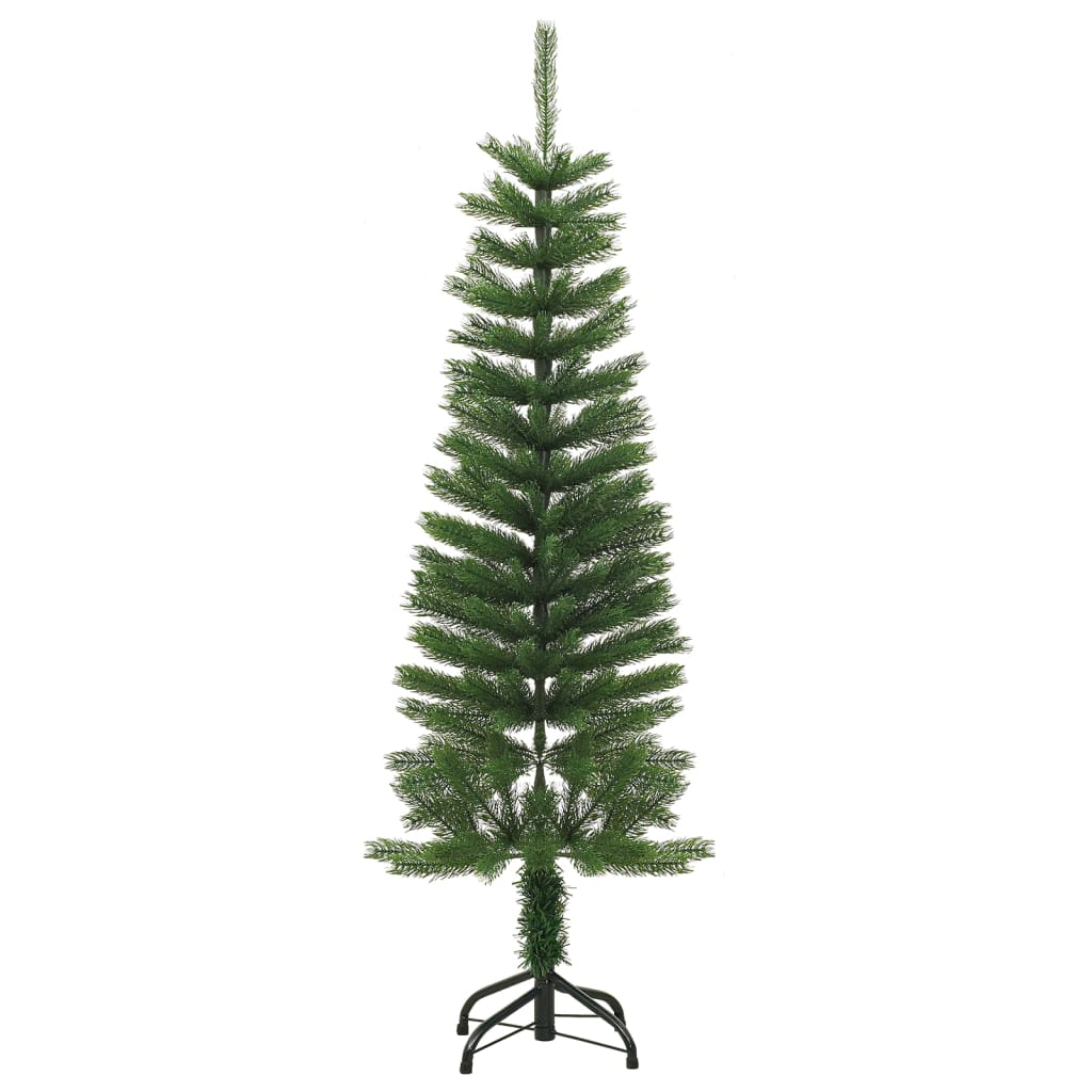 Sapin de Noël artificiel mince avec support 120 cm PE - XIOS