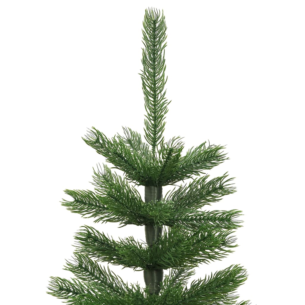 Sapin de Noël artificiel mince avec support 120 cm PE - XIOS