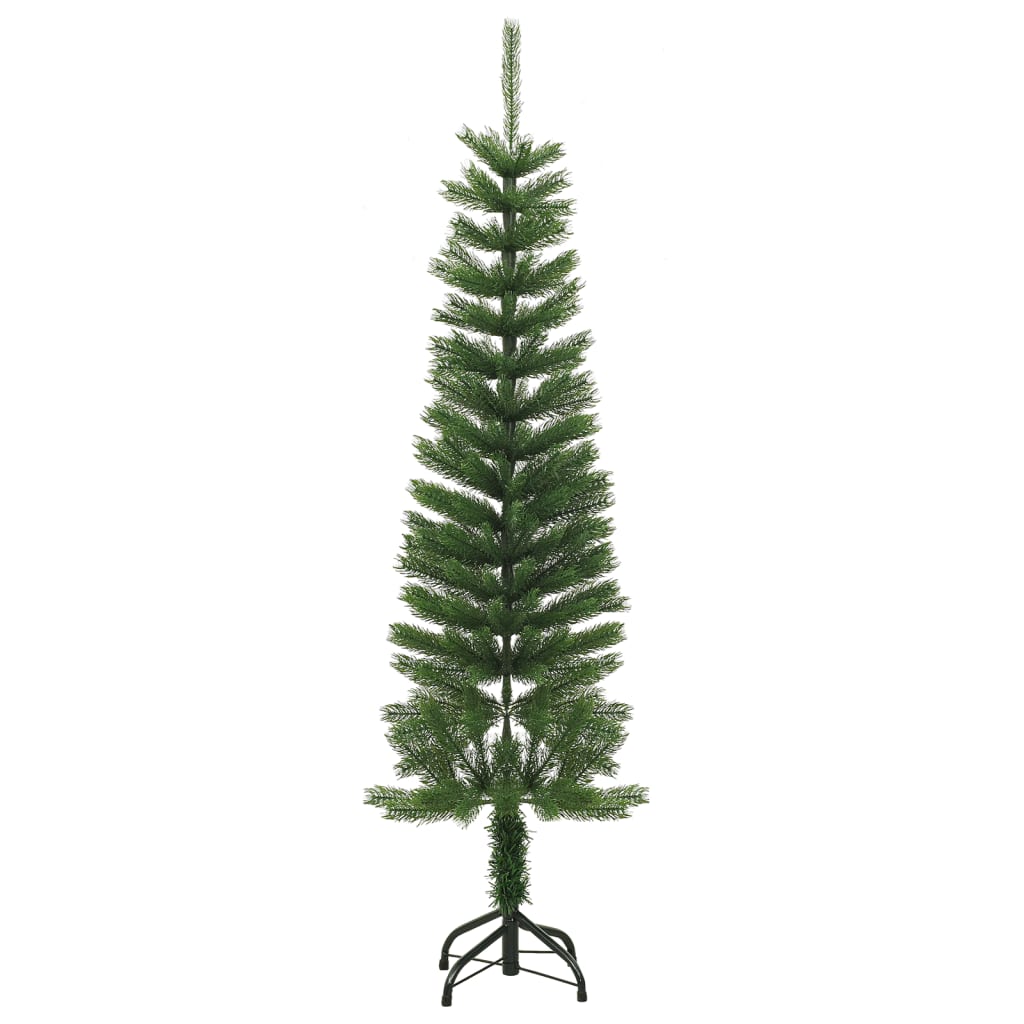 Sapin de Noël artificiel mince avec support 150 cm PE - XIOS