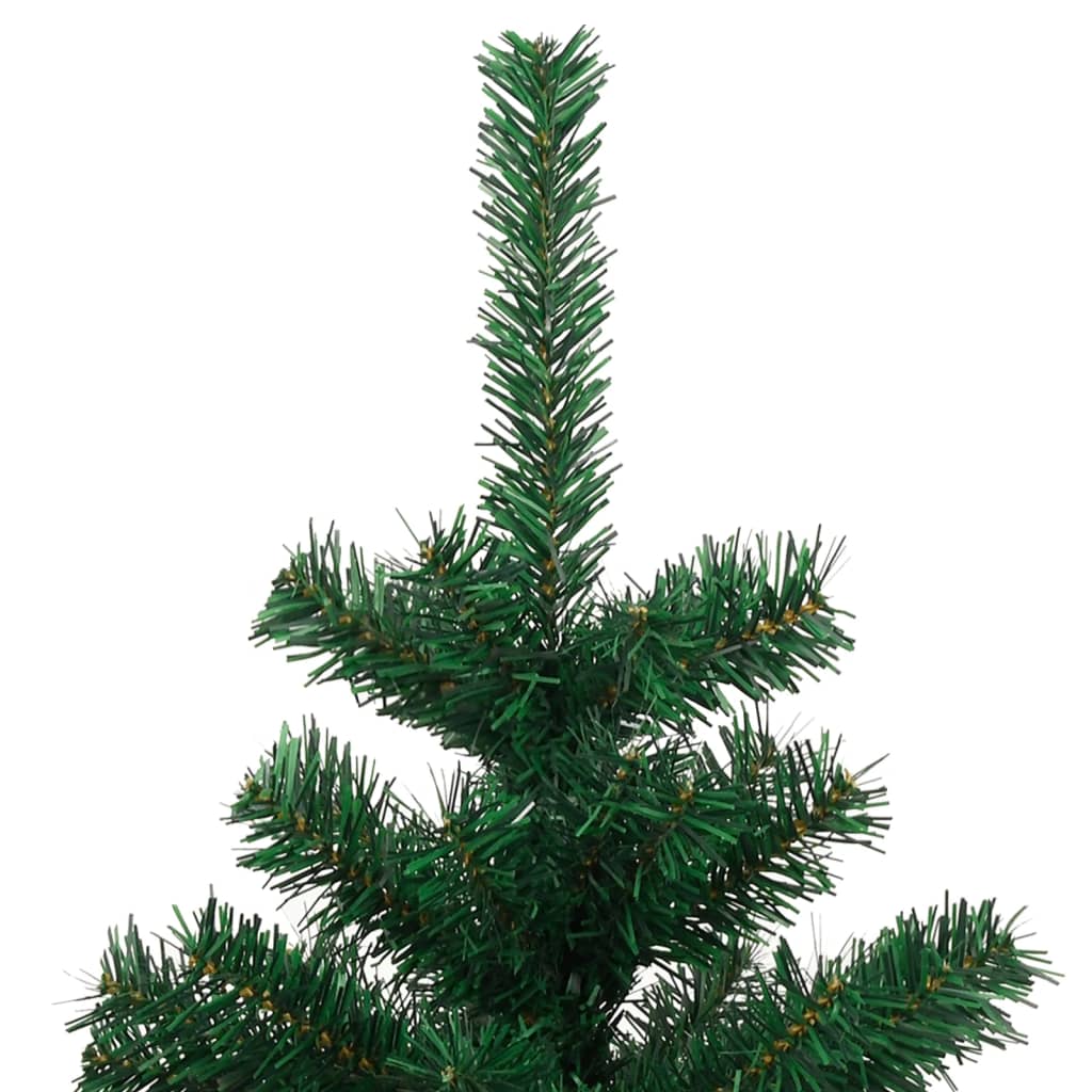 Arbre de Noël hélicoïdal pré-éclairé et support vert 150 cm PVC - XIOS