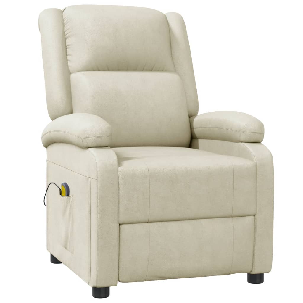 Fauteuil de massage Crème Similicuir - XIOS