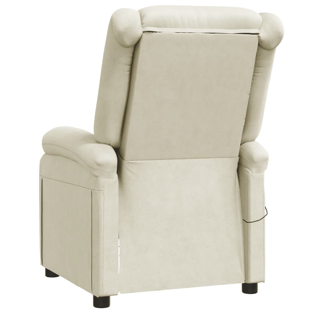 Fauteuil de massage Crème Similicuir - XIOS