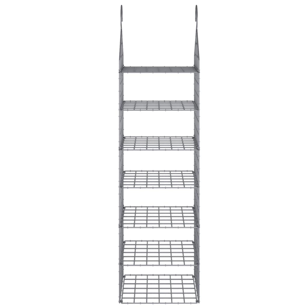 Organisateur de garde-robe suspendu avec 7 étagères 2 pcs - XIOS
