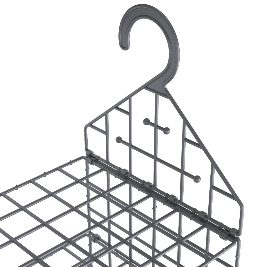 Organisateur de garde-robe suspendu avec 7 étagères 2 pcs - XIOS