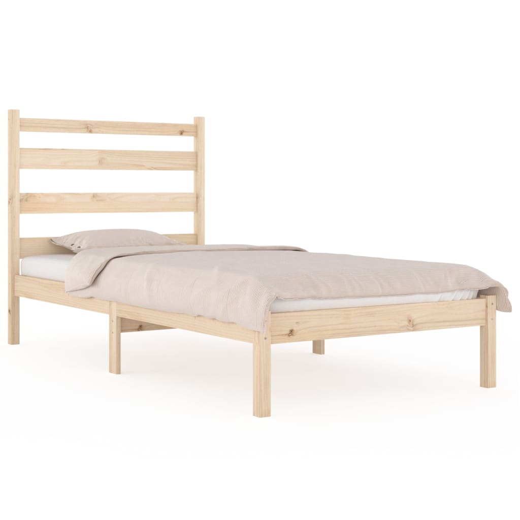 Cadre de lit sans matelas bois massif 90x200 cm - XIOS