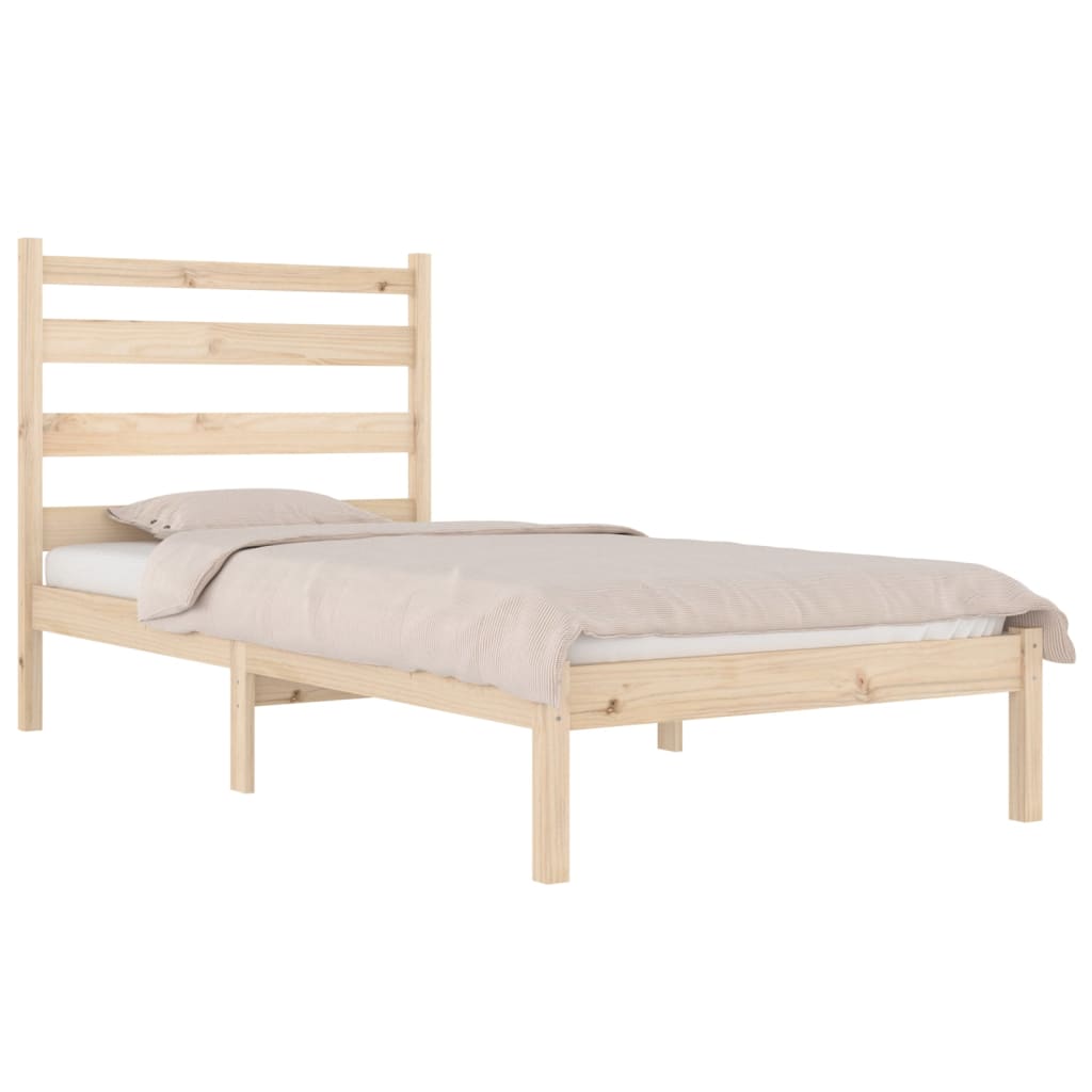 Cadre de lit sans matelas bois massif 90x200 cm - XIOS