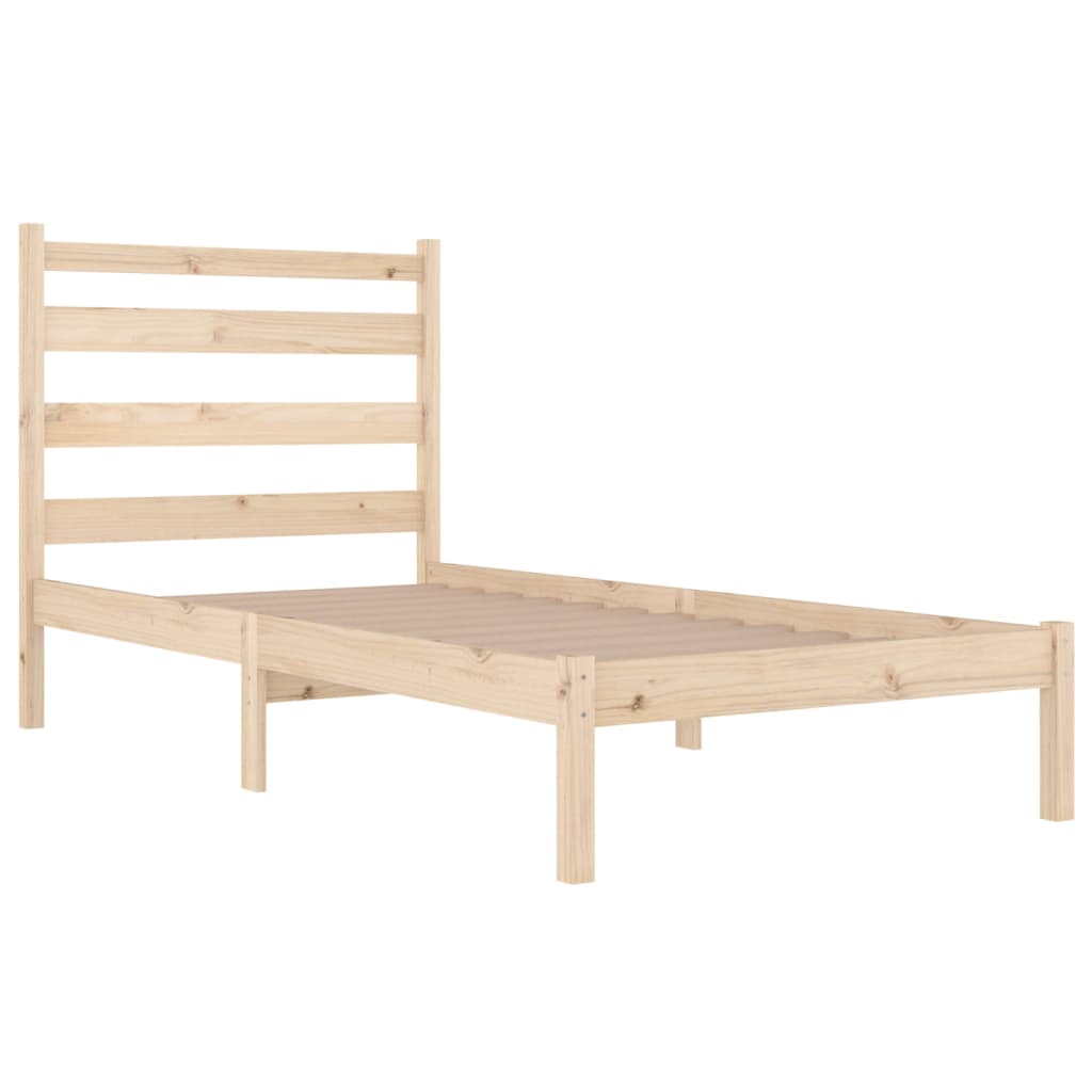 Cadre de lit sans matelas bois massif 90x200 cm - XIOS