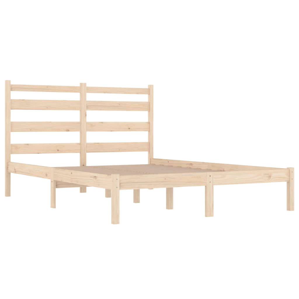 Cadre de lit sans matelas bois massif 140x200 cm - XIOS