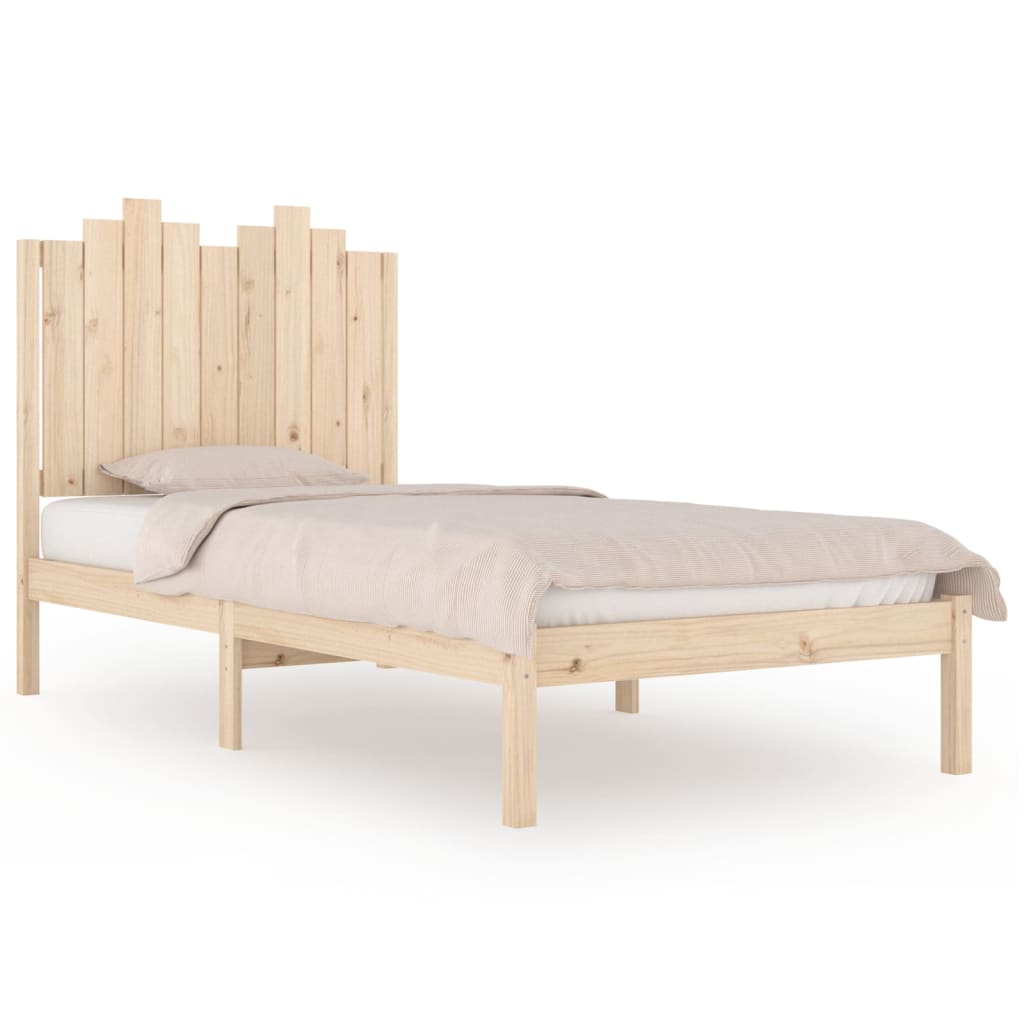 Cadre de lit sans matelas bois massif 100x200 cm - XIOS