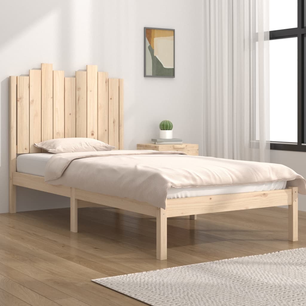 Cadre de lit sans matelas bois massif 100x200 cm - XIOS