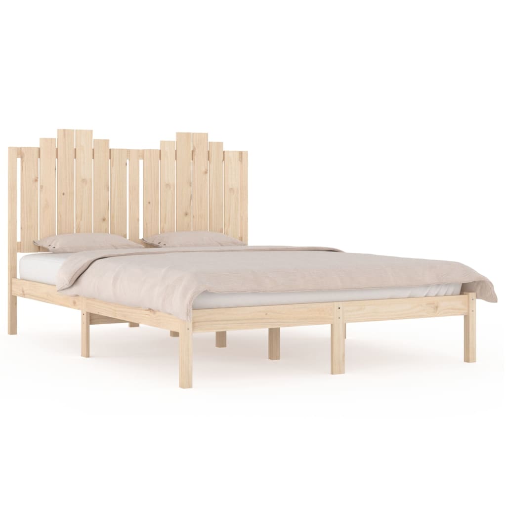 Cadre de lit Bois de pin massif 140x200 cm - XIOS