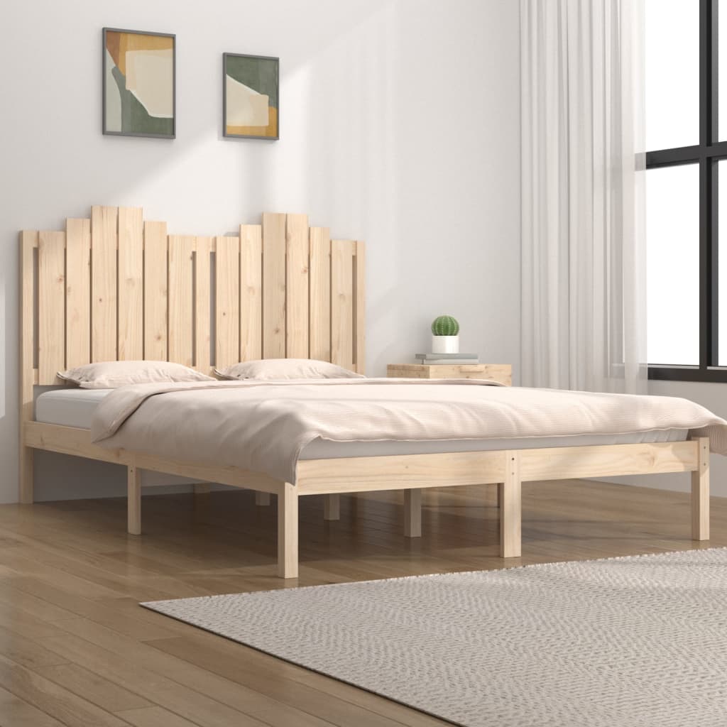 Cadre de lit Bois de pin massif 140x200 cm - XIOS