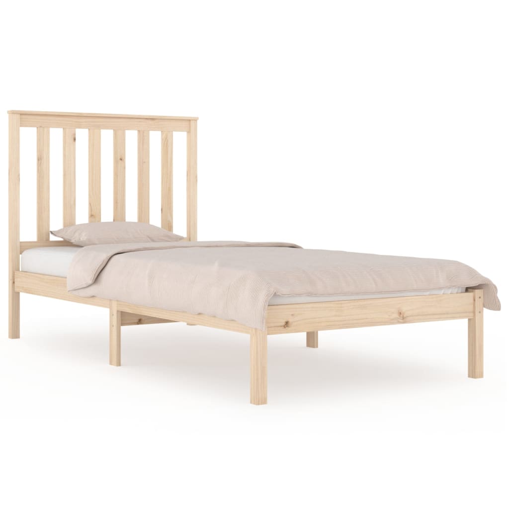 Cadre de lit sans matelas bois massif 100x200 cm - XIOS