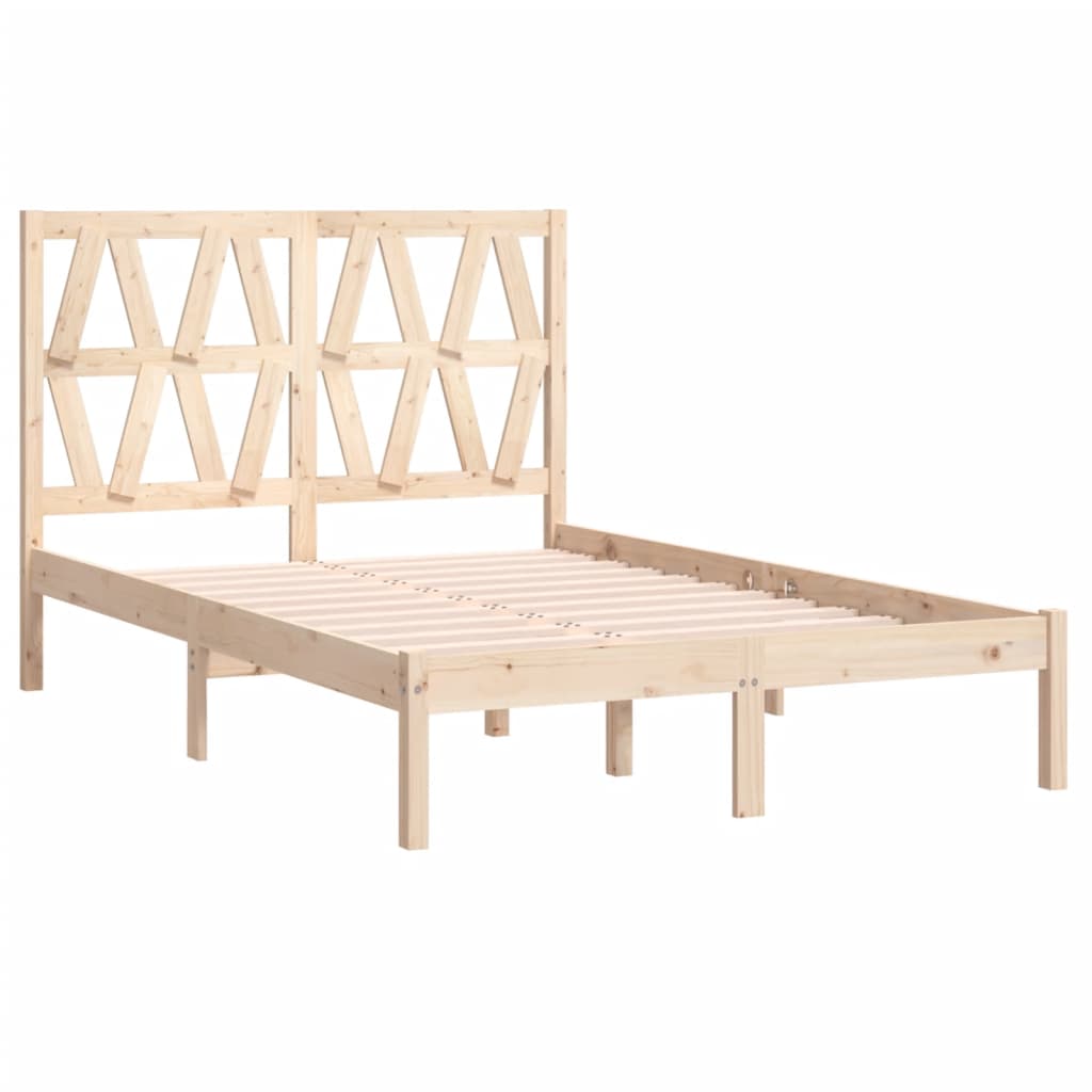 Cadre de lit sans matelas bois massif 120x200 cm - XIOS