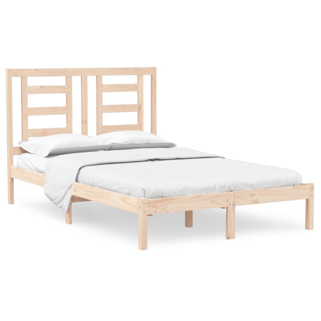 Cadre de lit sans matelas 120x190 cm bois massif - XIOS