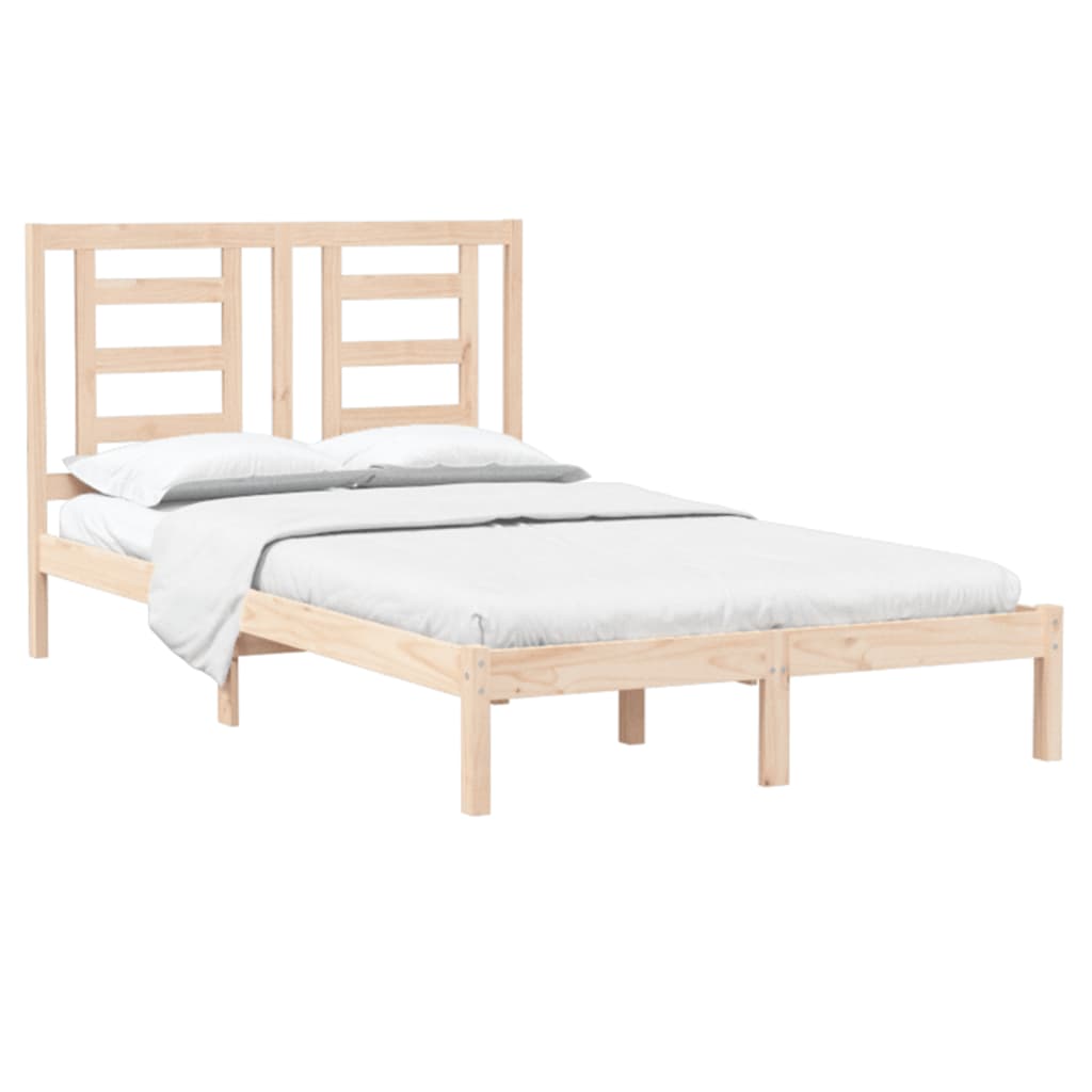 Cadre de lit sans matelas 120x190 cm bois massif - XIOS