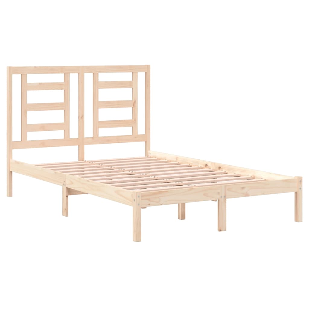Cadre de lit sans matelas 120x190 cm bois massif - XIOS