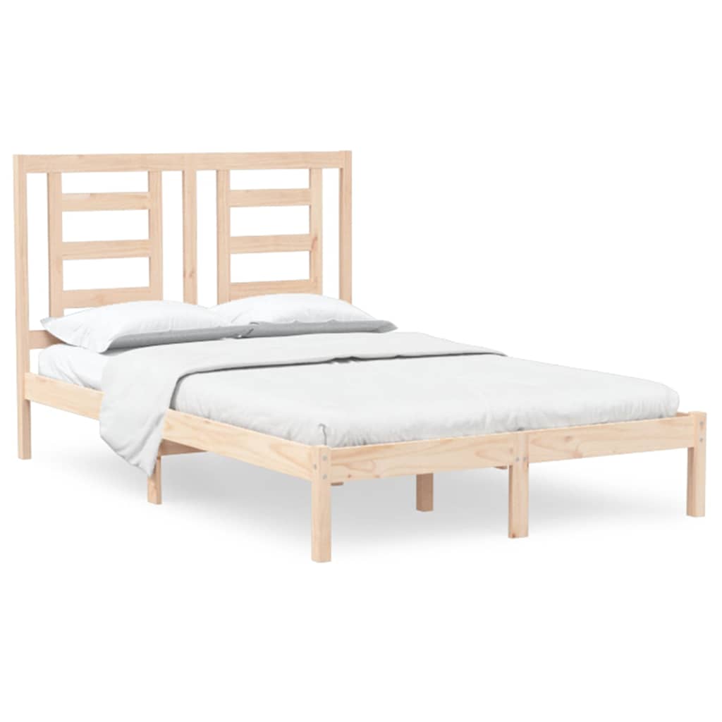 Cadre de lit sans matelas 120x200 cm bois de pin massif - XIOS