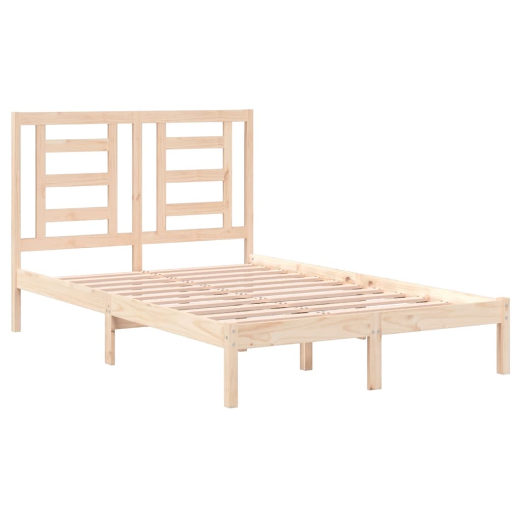 Cadre de lit sans matelas 120x200 cm bois de pin massif - XIOS