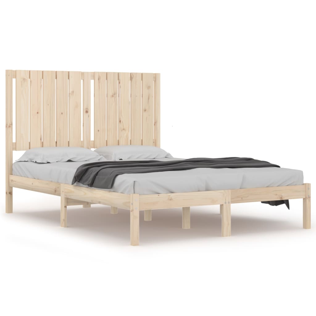 Cadre de lit sans matelas 120x190 cm bois massif - XIOS