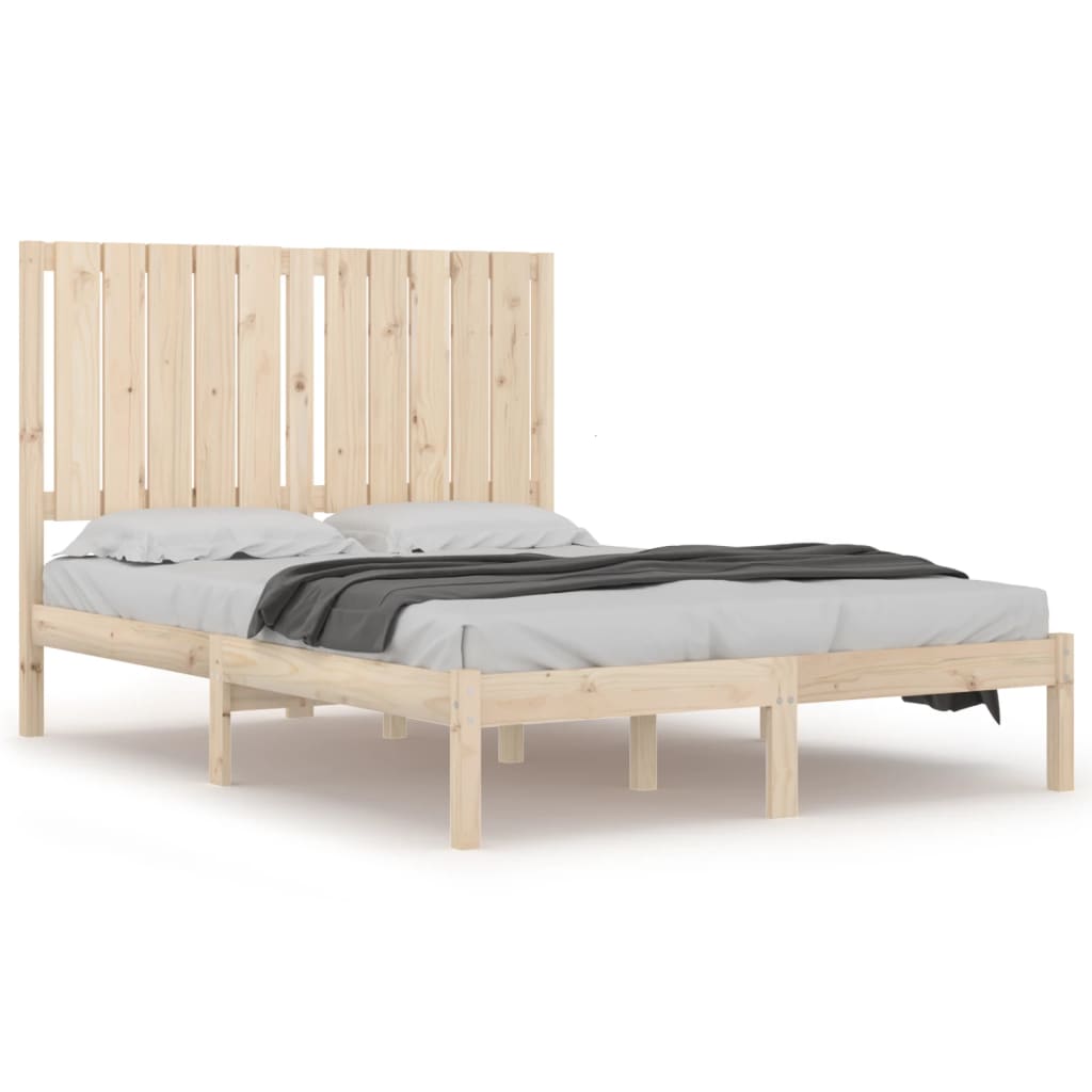 Cadre de lit sans matelas 120x200 cm bois de pin massif - XIOS