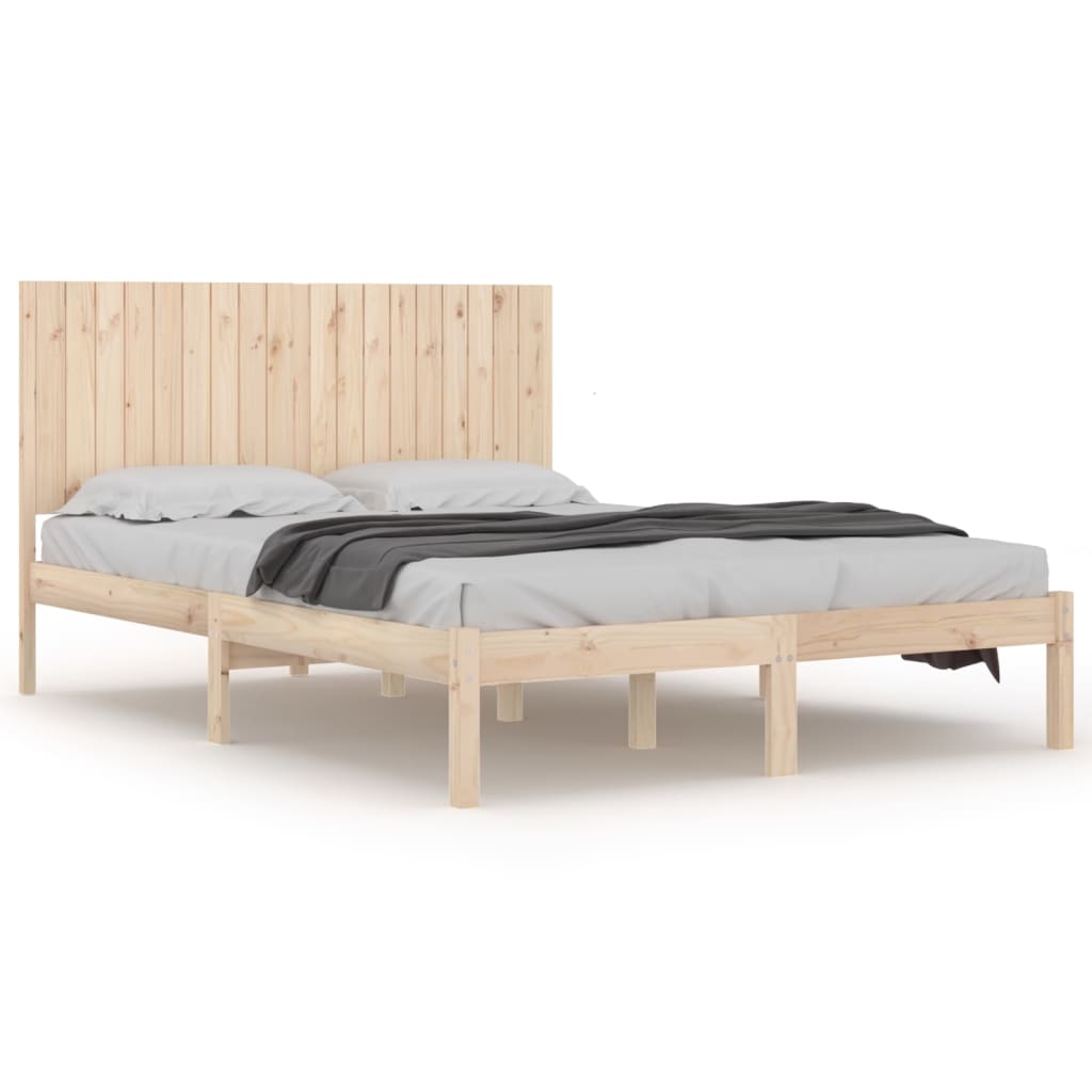 Cadre de lit sans matelas 180x200 cm bois massif - XIOS