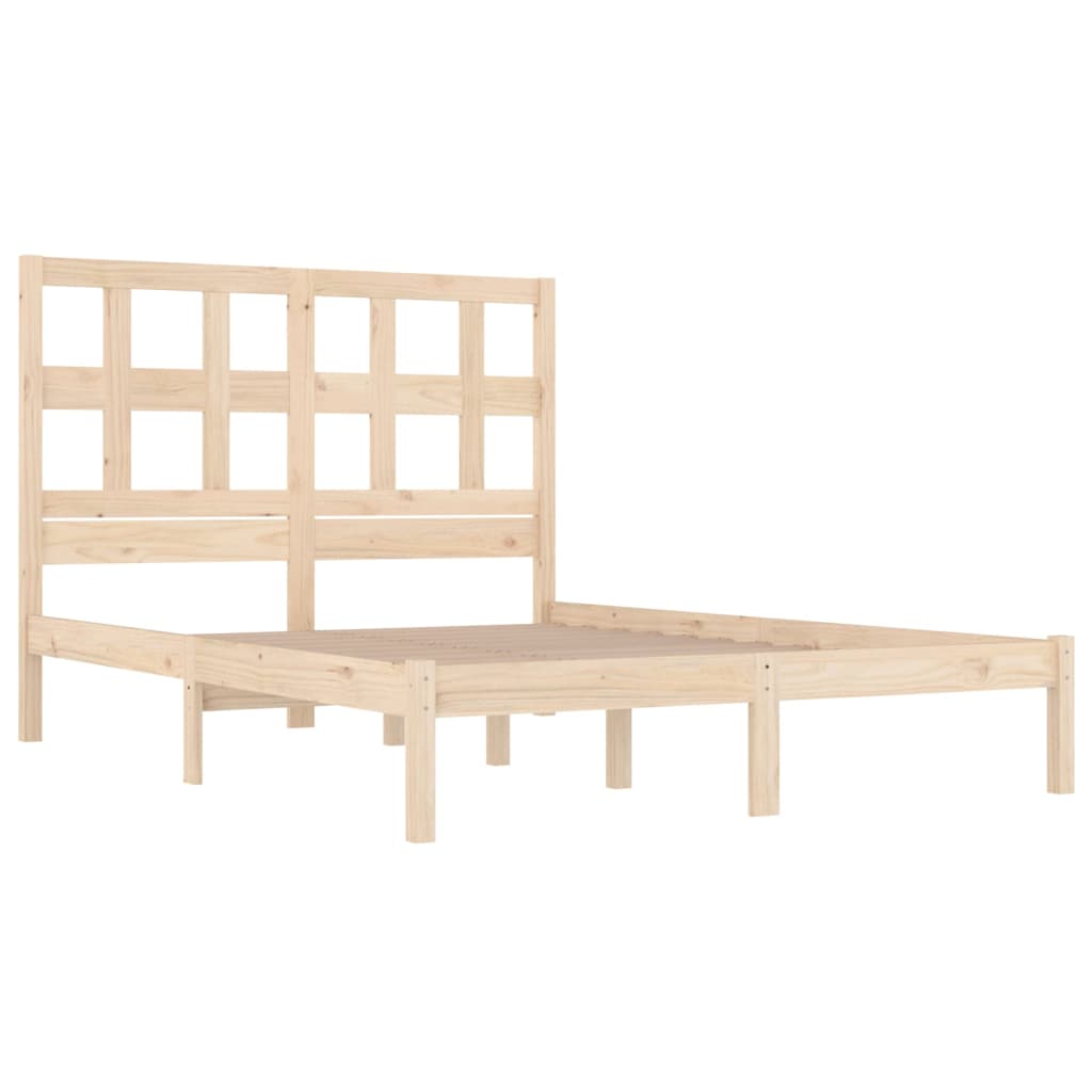 Cadre de lit sans matelas 120x200 cm bois de pin massif - XIOS