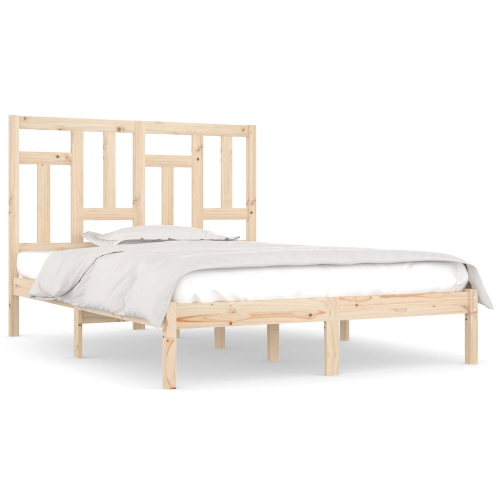Cadre de lit sans matelas 120x200 cm bois de pin massif - XIOS