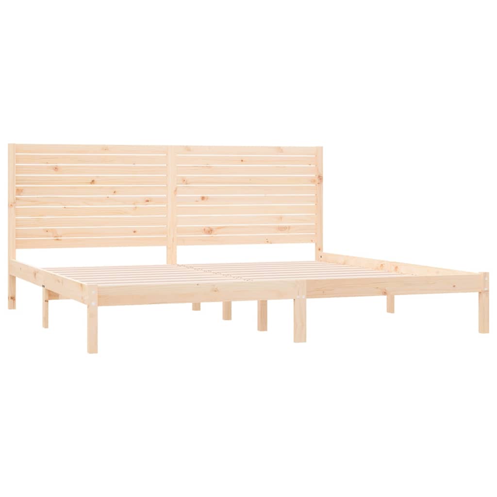 Cadre de lit sans matelas 180x200 cm bois massif - XIOS