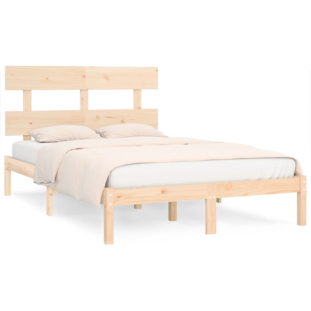 Cadre de lit sans matelas 180x200 cm bois massif - XIOS