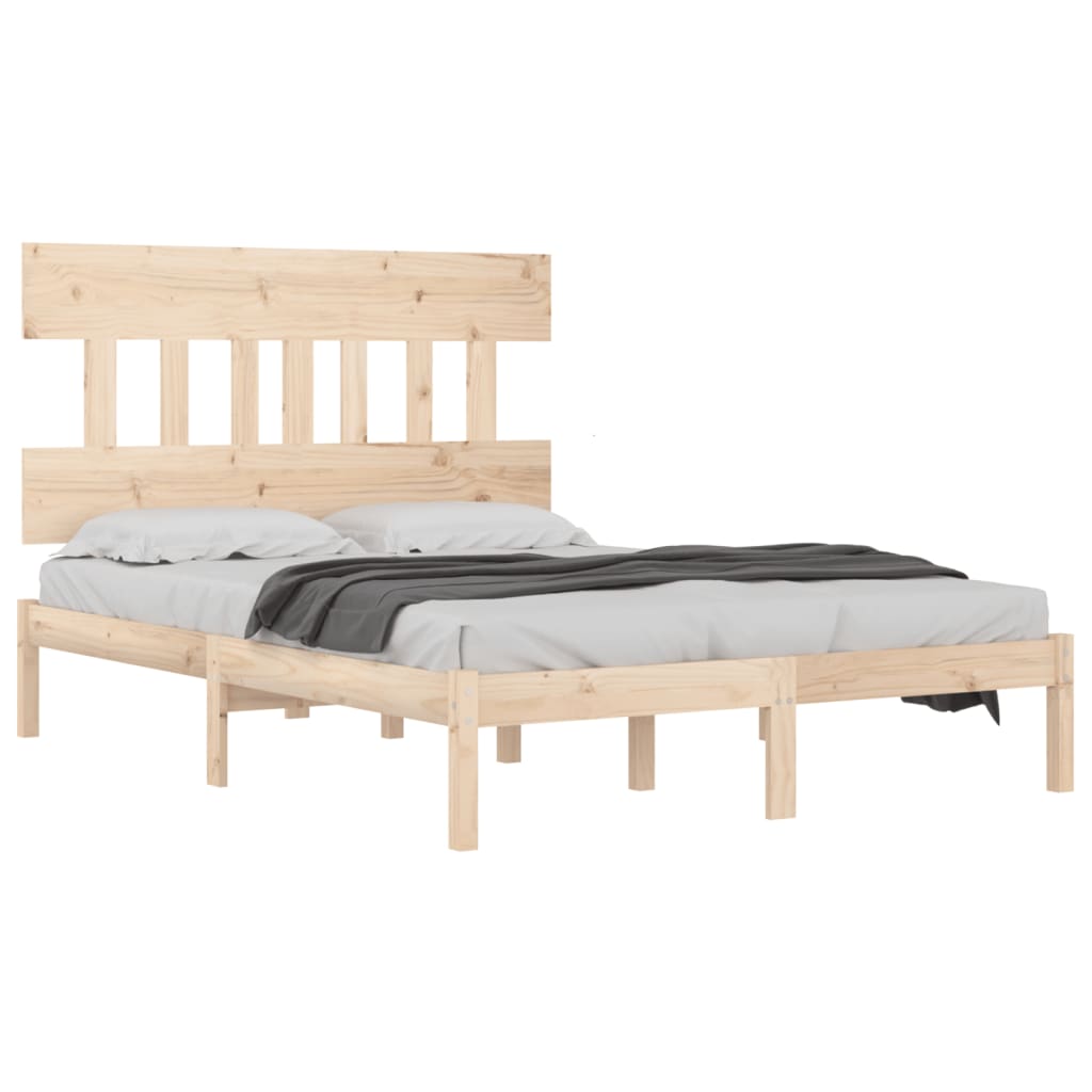 Cadre de lit sans matelas 180x200 cm bois massif - XIOS