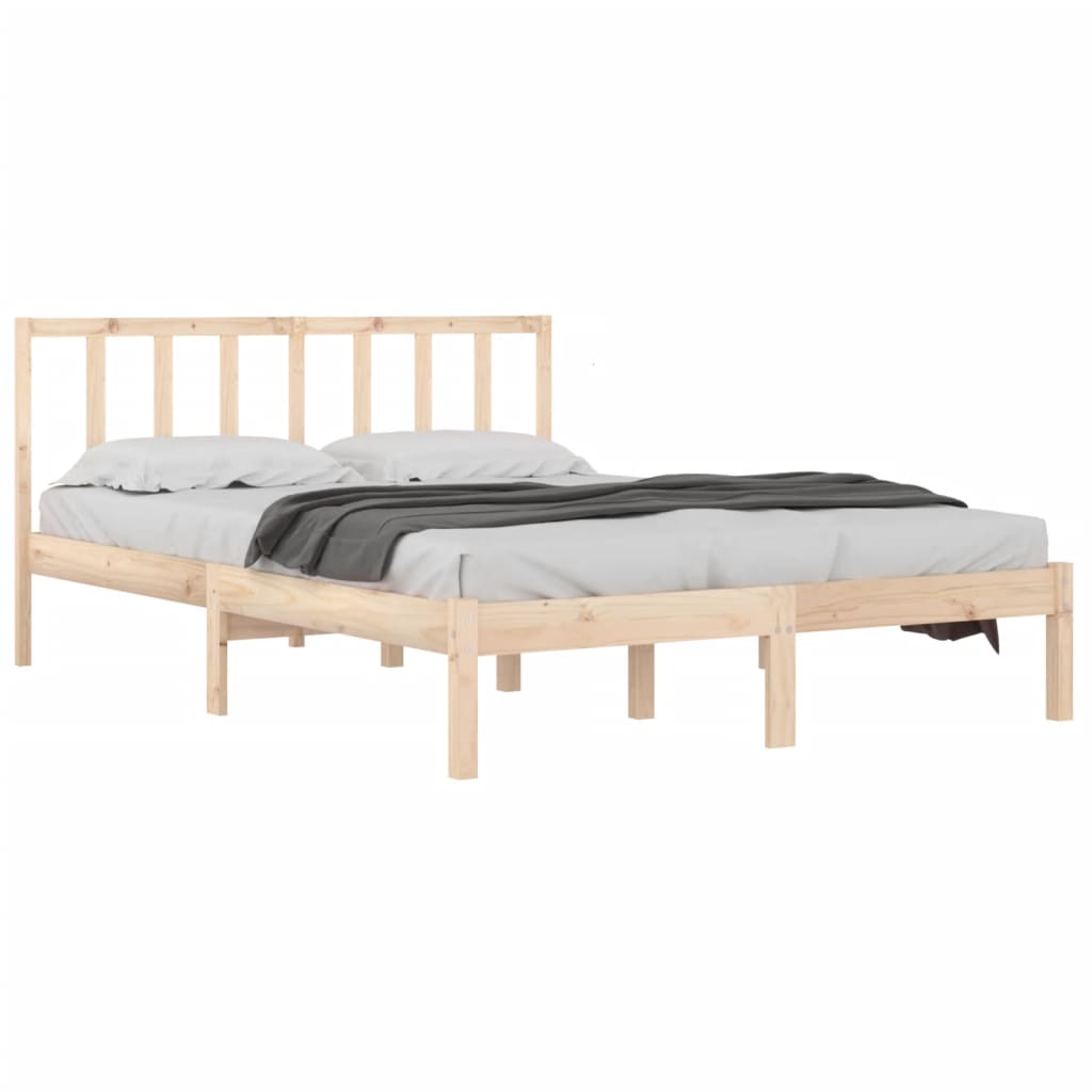 Cadre de lit sans matelas bois de pin massif 120x200 cm - XIOS