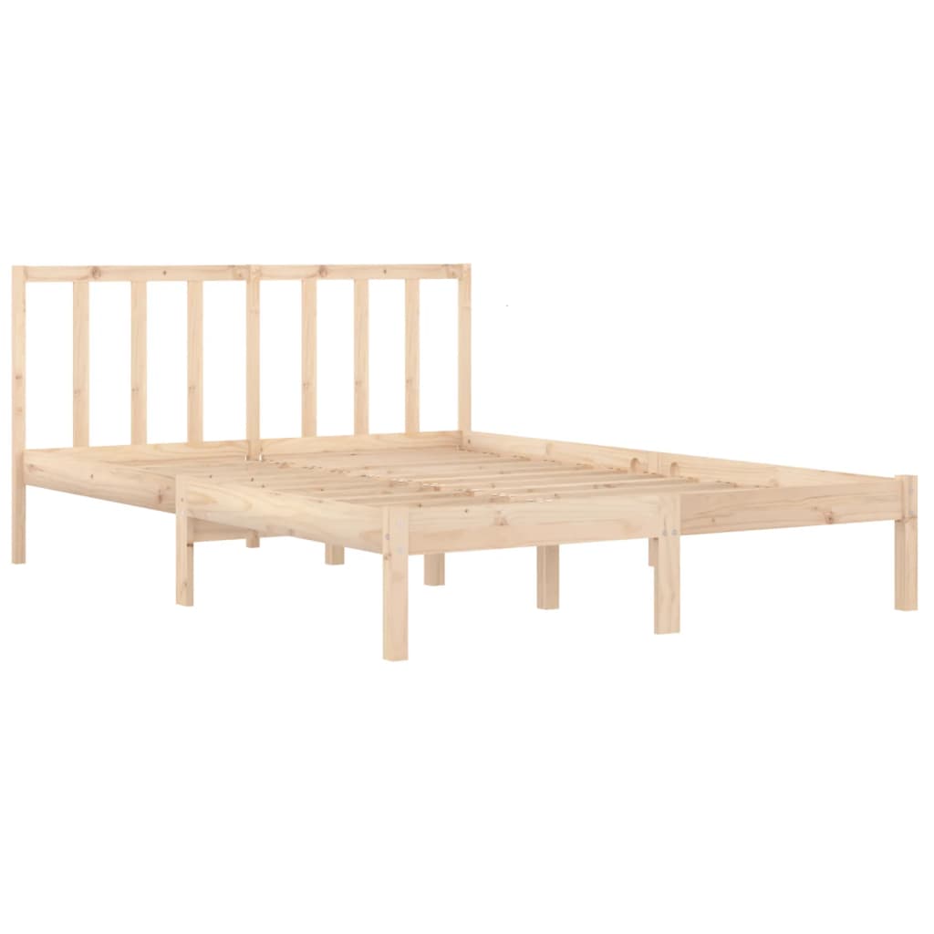 Cadre de lit sans matelas bois de pin massif 120x200 cm - XIOS