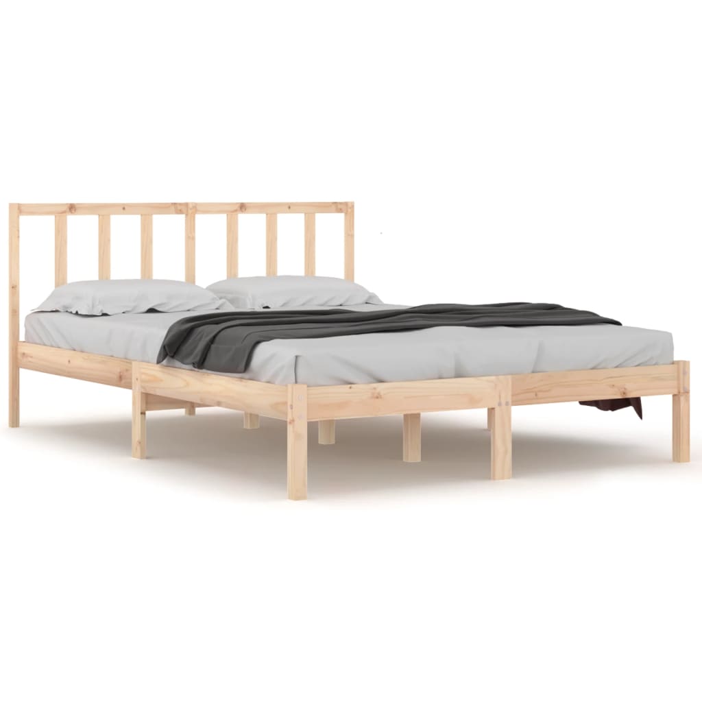 Cadre de lit sans matelas bois massif de pin 160x200 cm - XIOS