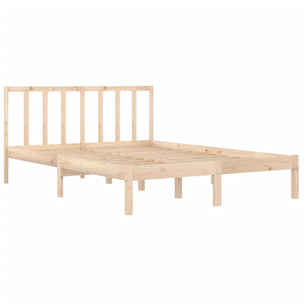 Cadre de lit sans matelas bois massif de pin 160x200 cm - XIOS
