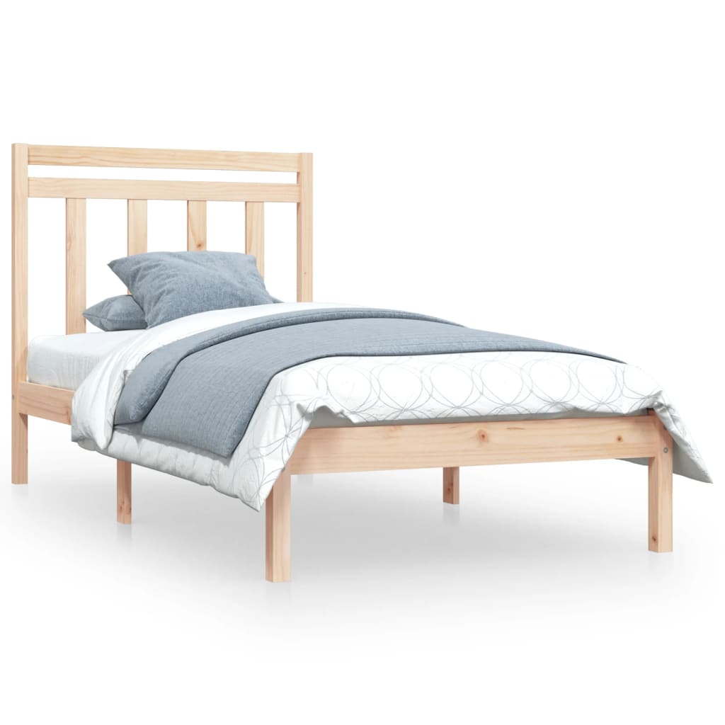 Cadre de lit sans matelas 90x200 cm bois massif - XIOS